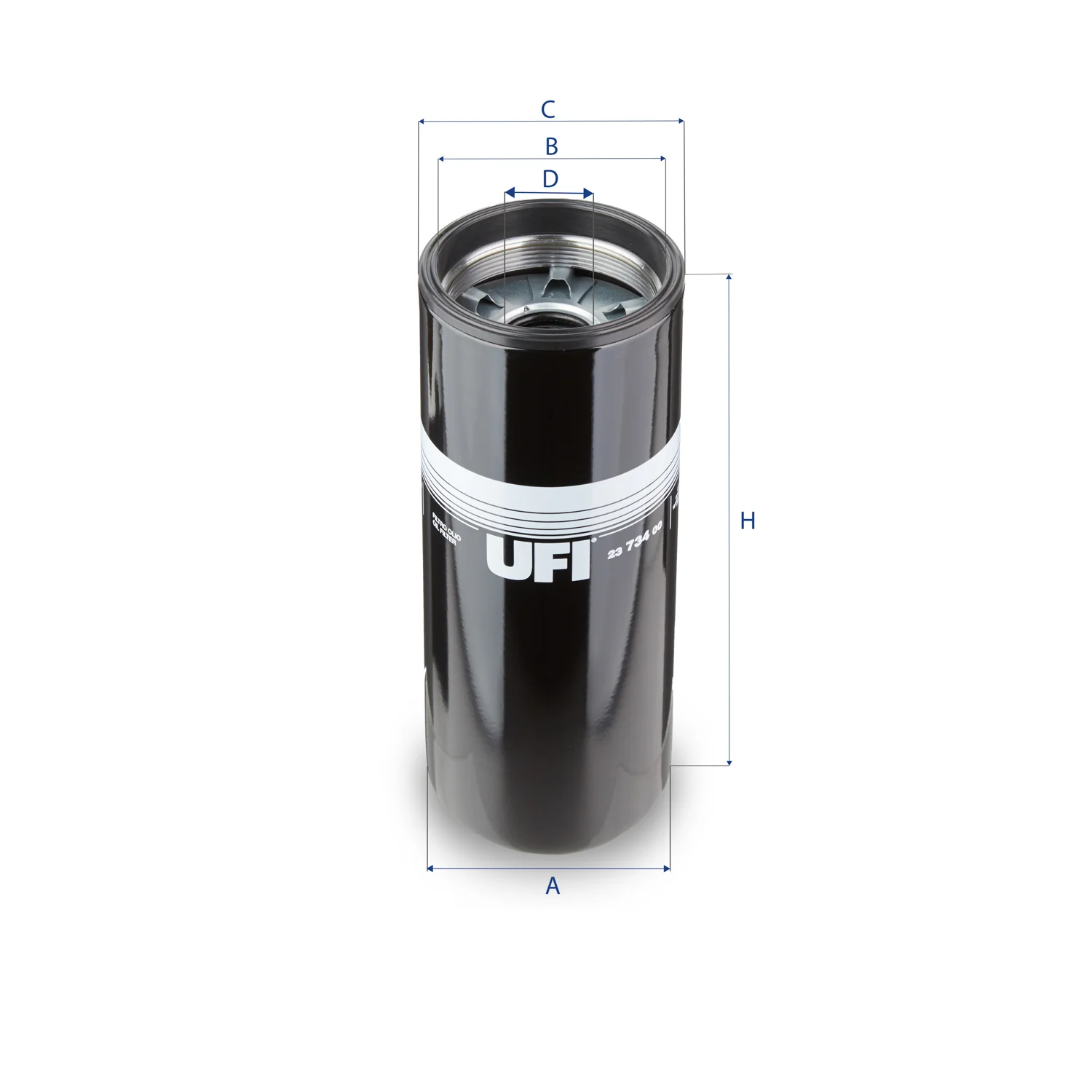 UFI Filters - 23.734.00 - Oil filter spin-on