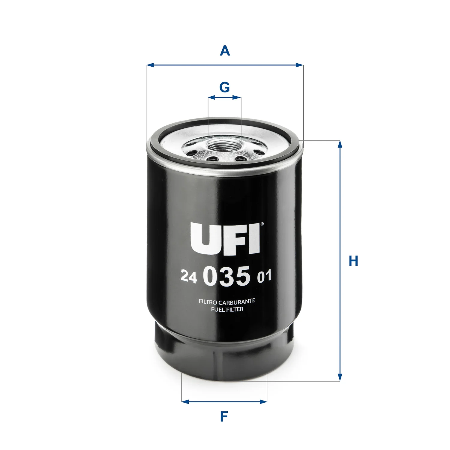 UFI Filters - 24.035.01 - Fuel filter spin-on