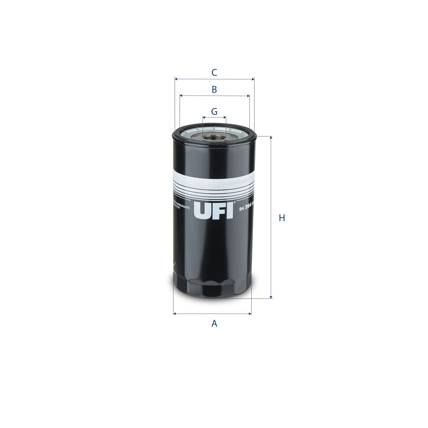 UFI Filters - 24.264.00 - Fuel filter spin-on