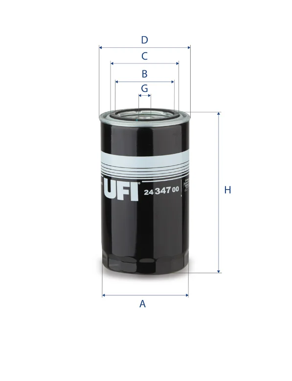 UFI Filters - 24.347.00 - Fuel filter spin-on
