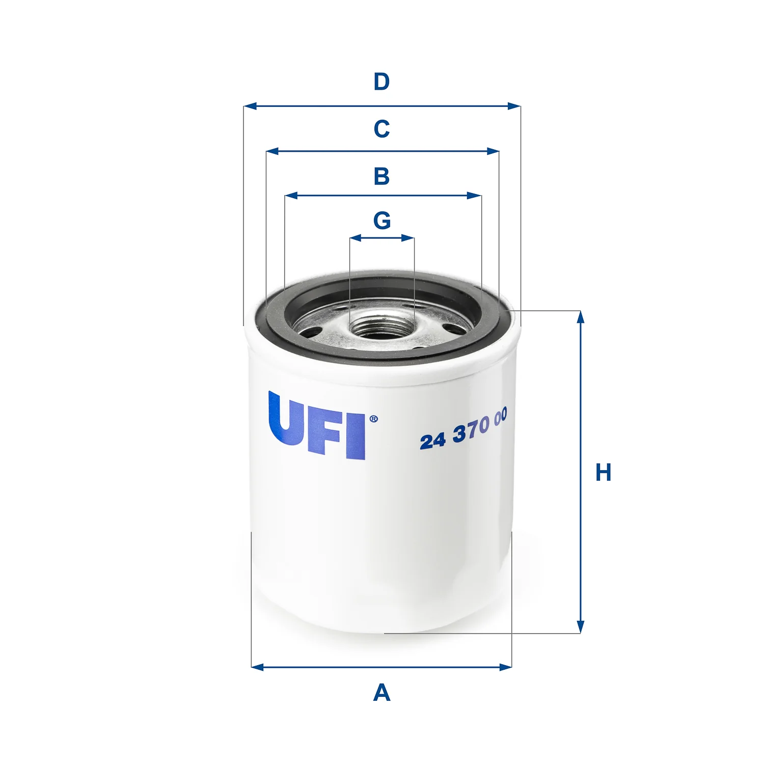 UFI Filters - 24.370.00 - Fuel filter element