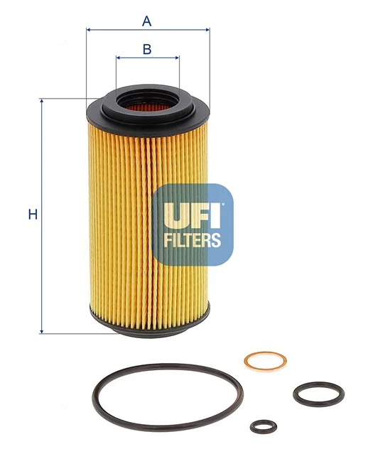 UFI Filters - 25.306.00 - Oil filter element