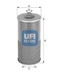 UFI Filters - 26.611.00 - Fuel filter element