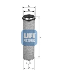 UFI Filters - 27.480.00 - Air filter element