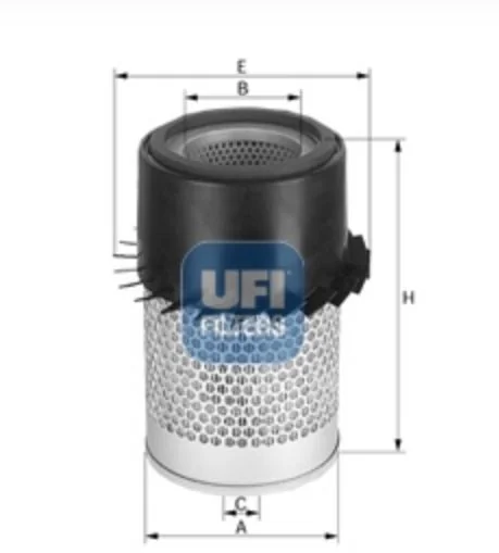 UFI Filters - 27.965.00 - Air filter element