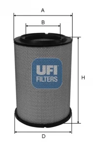 UFI Filters - 27.A43.00 - Air filter element