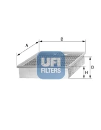 UFI Filters - 30.040.00 - Air filter element