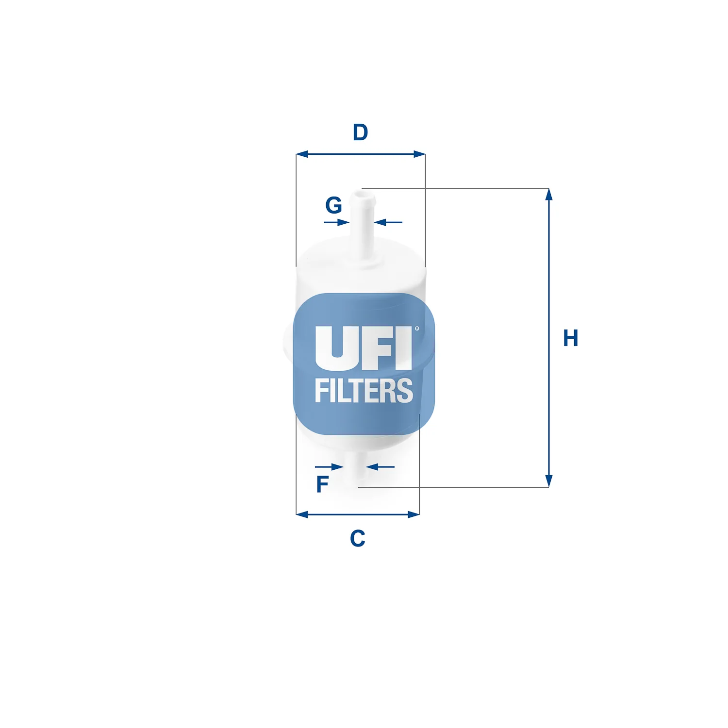 UFI Filters - 31.010.00 - Fuel filter in-line