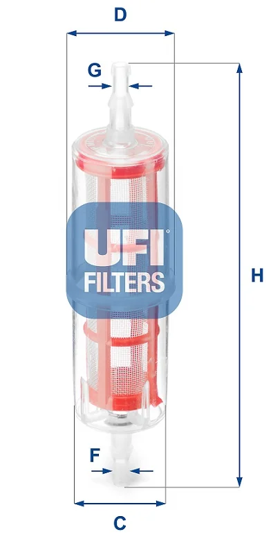 UFI Filters - 31.015.00 - Fuel filter in-line