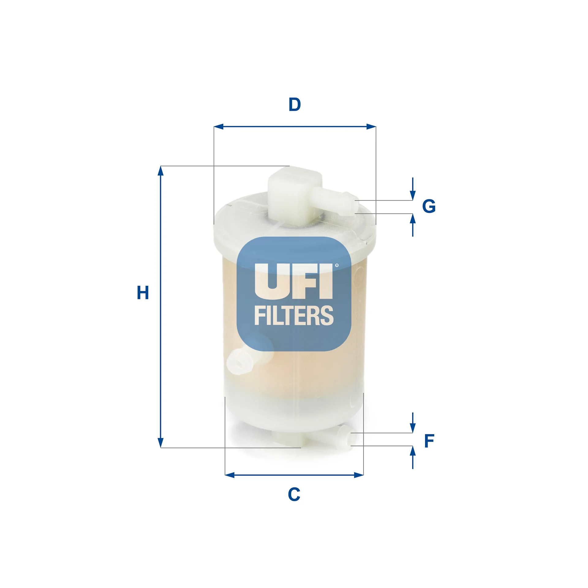UFI Filters - 31.017.01 - Fuel filter in-line