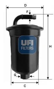 UFI Filters - 31.694.00 - Fuel filter element