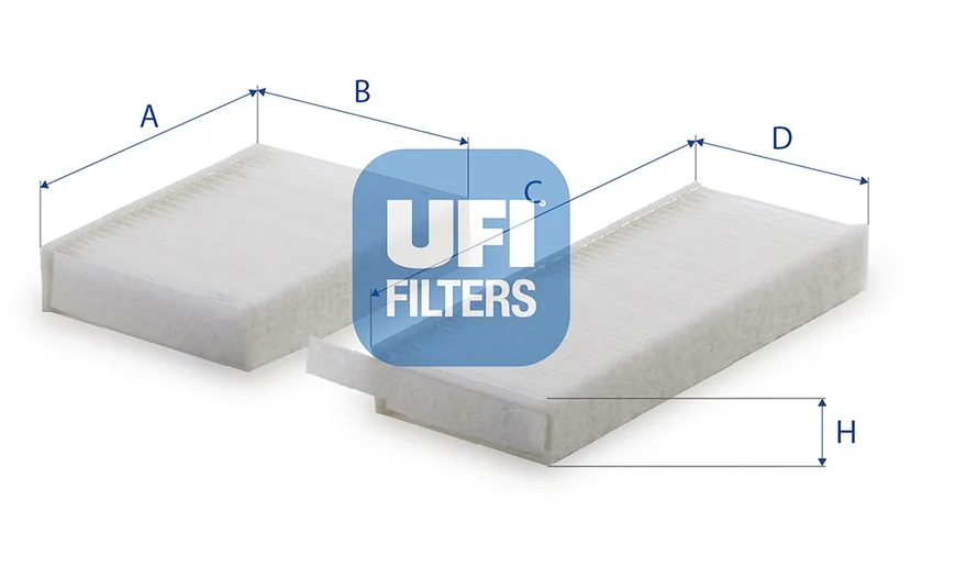 UFI Filters - 53.554.00 - Cabin air filter element