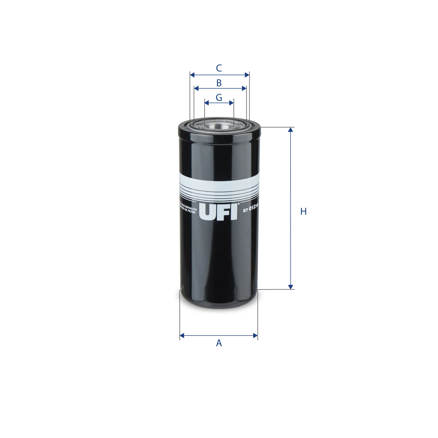 UFI Filters - 87.012.00 - Oil filter spin-on