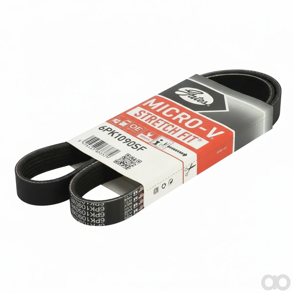 Gates - GAT6PK1090SF - Multi-Rib Belt 6PK x 1090 lp Gates