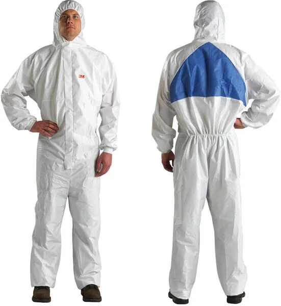 3M - 4540XXL - Disposable Coveralls, Size 2XL, UK:42-44, White