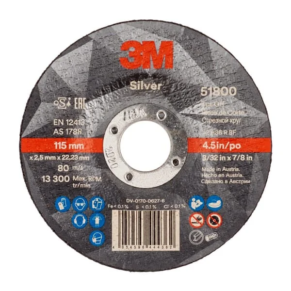 3M - 7100141056 - Cutting Disc 51800 T42 115x2.5x22.23mm