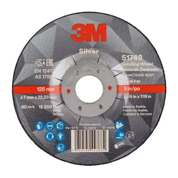 3M - 7100141086 - Grinding Disc 51748 T27 125x7x22.23mm