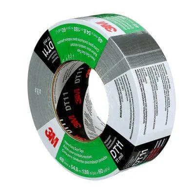 3M - 7100158377 - Heavy Duty Duct Tape DT11 Black 48mm x 54.8m