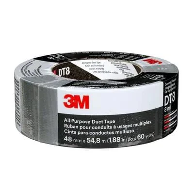 3M - 7100174105 - Duct Tape DT8 Black 48mm x 22.9m