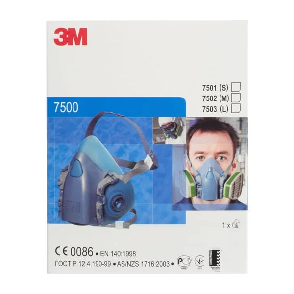 3M - 7501 - Safety Mask For Face 3M 7500 S