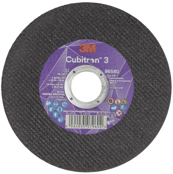 3M - 86580 - Cutting Disc Cubitron 3 125x0.8mm