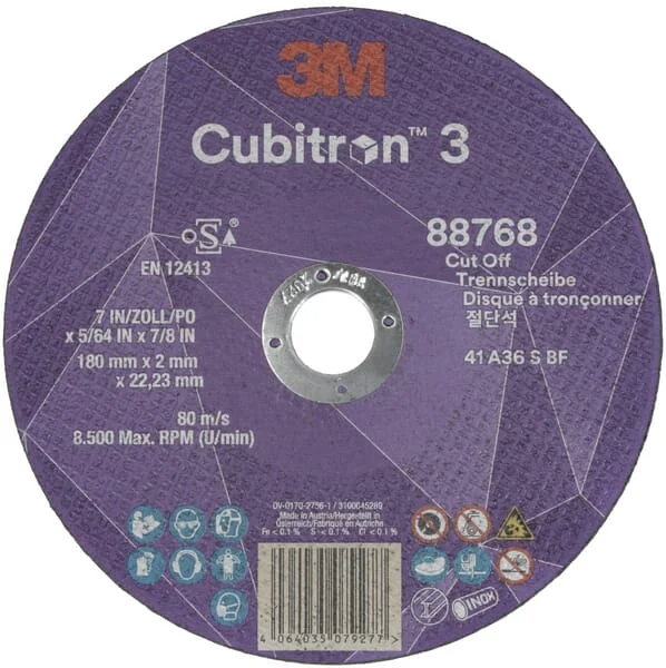 3M - 88768 - Cutting Disc Cubitron 3 180x2.0mm