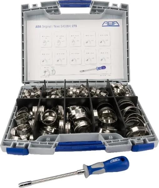 ABA - HCS12DB76 - Ass. Box MSZP Hose Clamps
