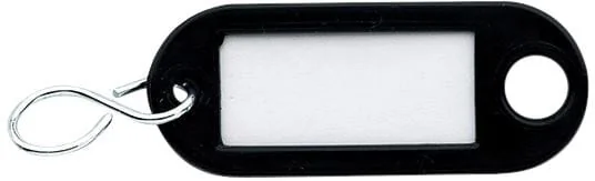 Abus - HG1000ZW - Key Ring Black with Label