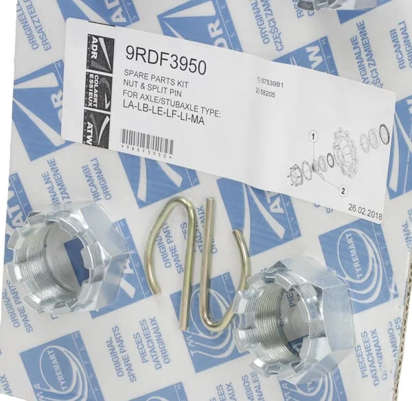 ADR - 9RDF3950 - Axle Nut Set 39x1,5