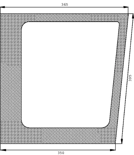 Agco - V31515510 - Lower Windscreen