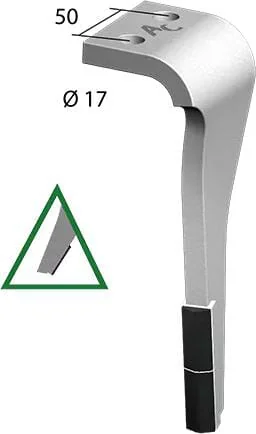 AgriCarb - DMA0006G - Power Harrow Tine lh, Carbide