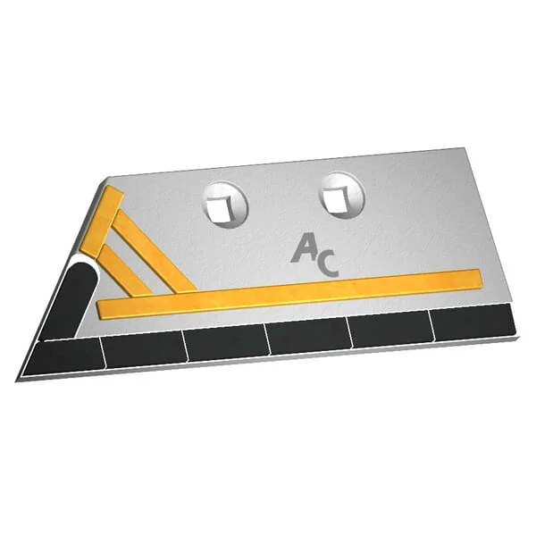 Agricarb - RAH0084G - HUARD Left Carbide Share