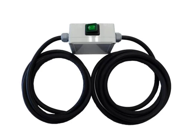 Agrotop - 14789 - Electrical Supply Line With Switch, 12 Volt, 16 Ampere