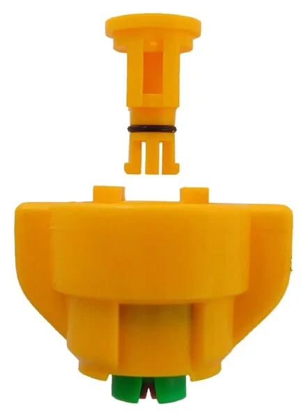 Agrotop - TD6002 - Air Injection Nozzle TD 60° 02 Yellow/Green Ceramic Agrotop