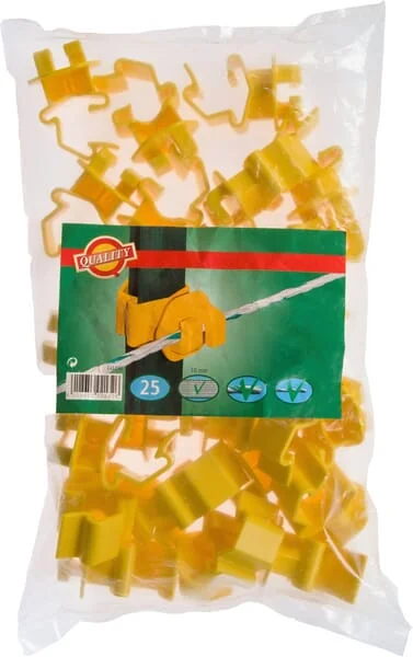 AKO - 441190 - Rope Insulator Yellow 25 Pieces AKO