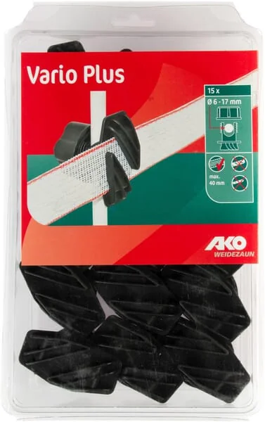 AKO - 441386151 - Insulator Black, 15 Pieces, AKO
