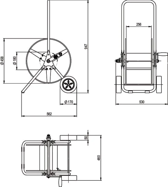 Alba Krapf - AKS28837 - Hose Cart Silver II