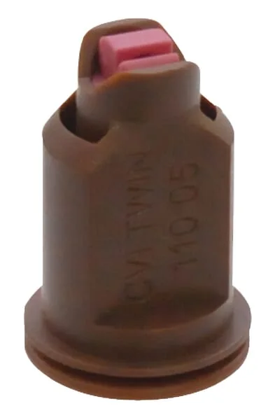 Albuz - CVITWIN11005 - Air Injection Double Fan Nozzle CVI Twin 110° 05 Brown Ceramic Albuz