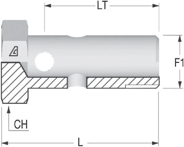 Alfagomma - HBM16 - Banjo Bolt M16x1.5