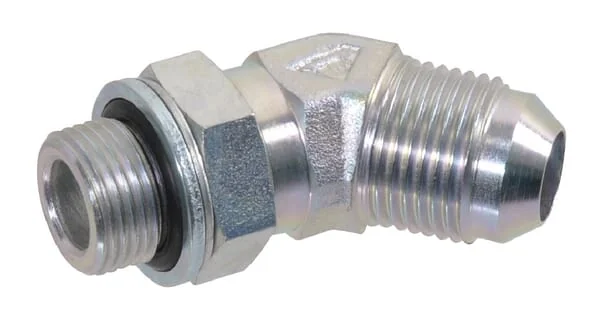 Alfagomma - KIB450706 - Elbow 7/16 JIC x 3/8 BSP 45°