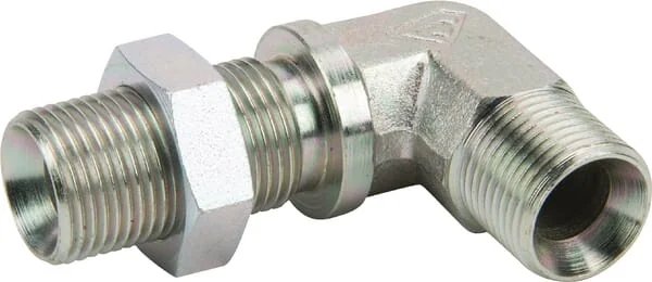 Alfagomma - MM9008BH - Bulkhead Adapter 90° 1/2" BSP
