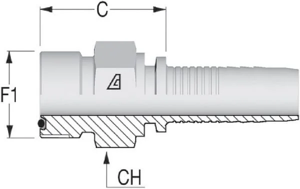 Alfagomma - PCV1013 - Insert DN10-13/16 ORFS