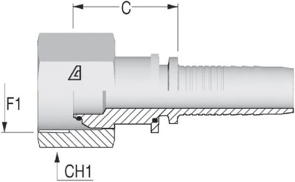 Alfagomma - PF2012 - Insert DN20-3/4 BSP