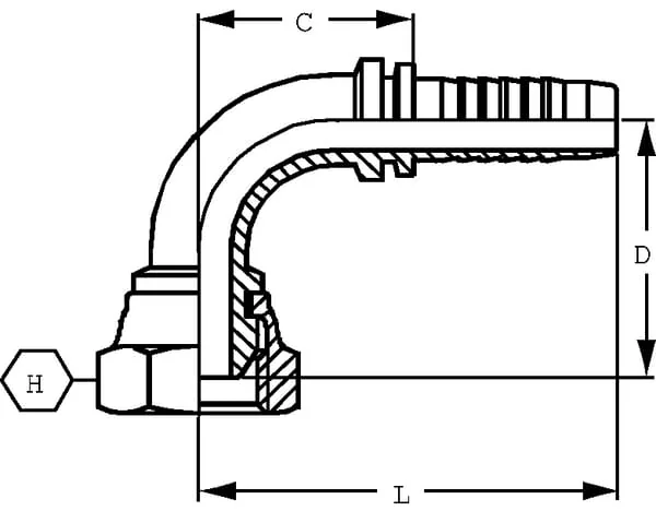Alfagomma - PF6490P045 - Alfagomma Pillar DN06-1/4 BSP Box 45 pcs
