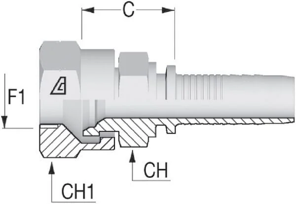 ALFAGOMMA - PFK2516 - HOSE COLUMN BSP