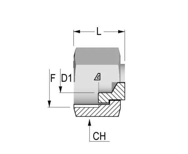 Alfagomma - PFO09 - End Cap 9/16 Orfs