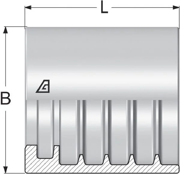 Alfagomma - SFAD250 - Alfagomma Pershuls HST-HF-DN50