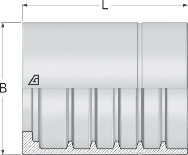Alfagomma - SFANS420 - Ferrule NS4 DN20