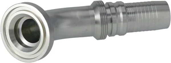 Alfagomma - SFLH322445G2 - Hydraulic Coupler 4SH-DN32 With Flange Diameter 60.3 mm 45°