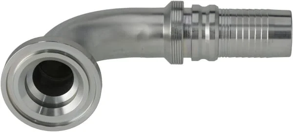 Alfagomma - SFLH322490G2 - Hydraulic Coupler 4SH-DN32 With Flange Diameter 60.3 mm 90°